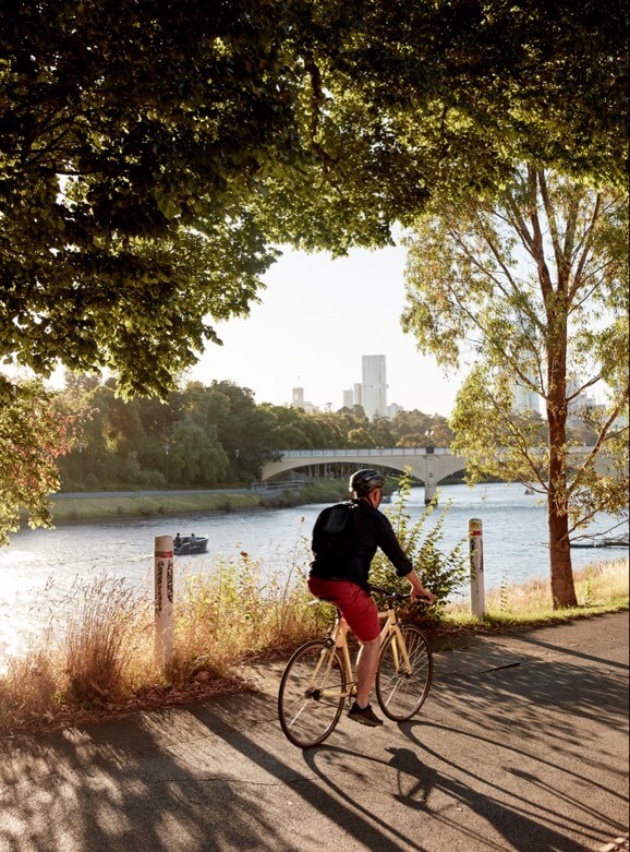 Close proximity to the Main Yarra Trail